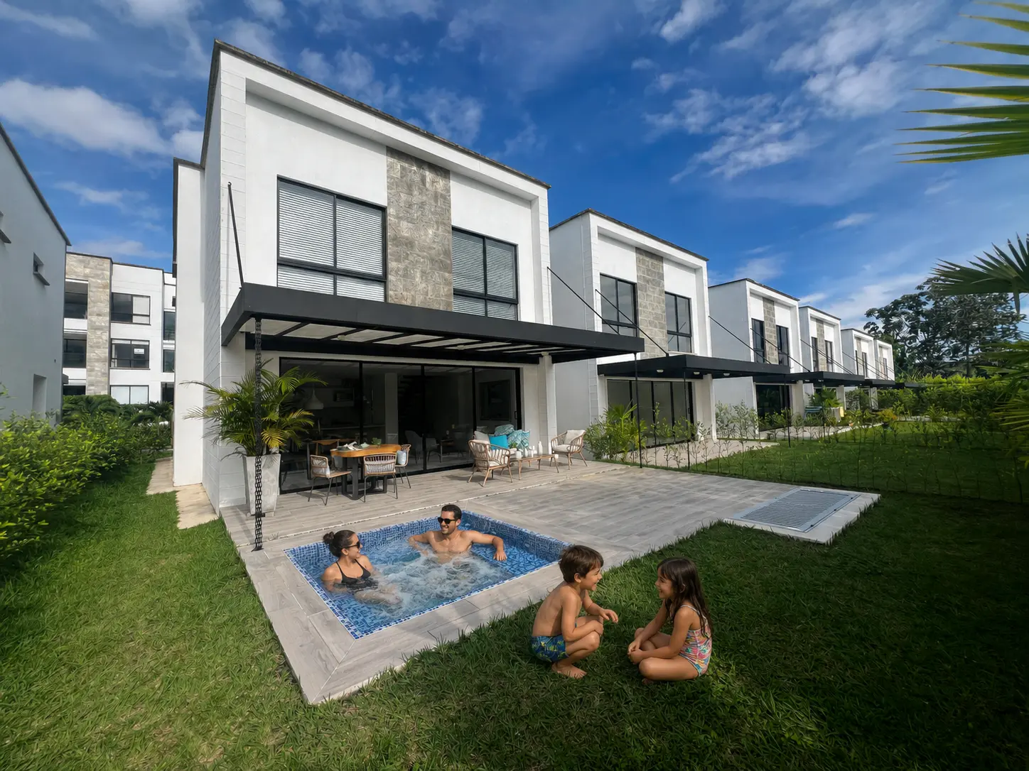 Homesuites terminadas en Lagos de Iraka, Armenia