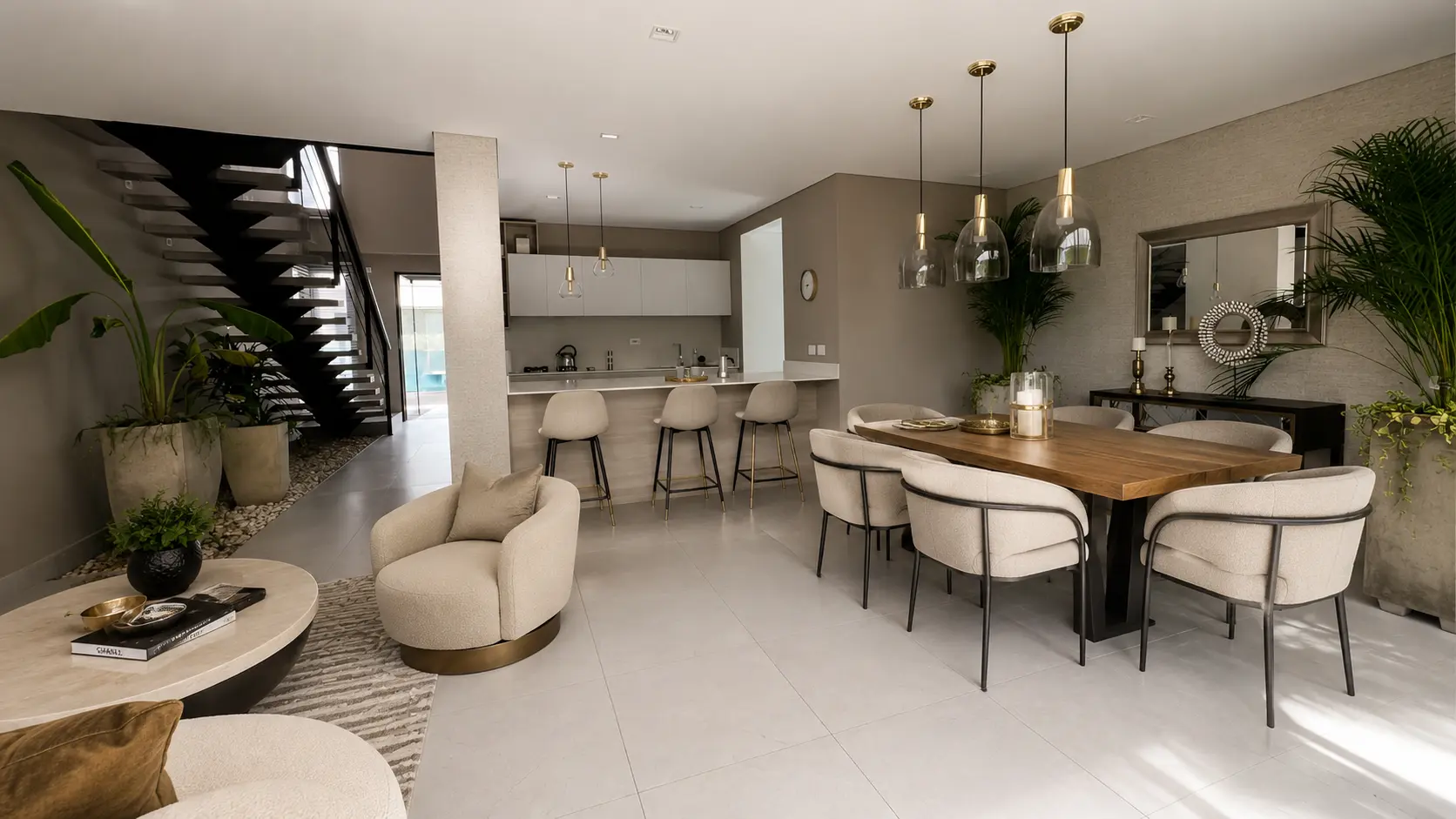 Interior de una Homesuite de Lagos de Iraka