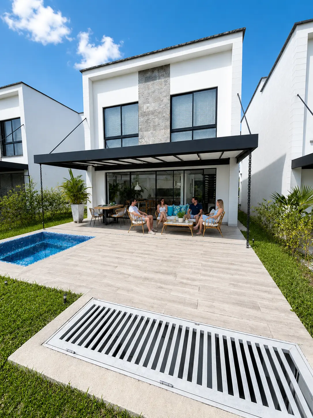 Zona posterior social de una Homesuite