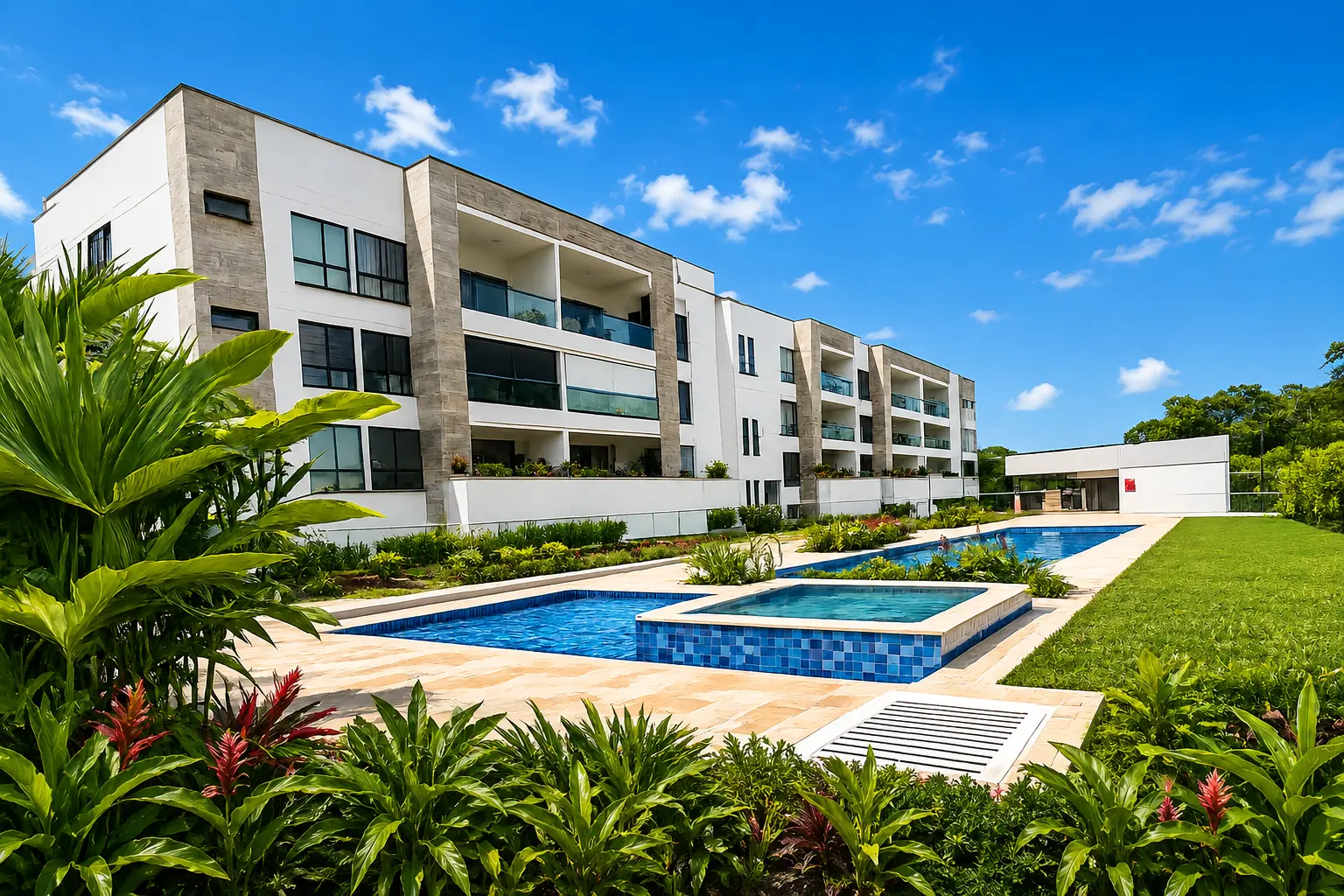 Piscina y Suites de Lagos de Iraka